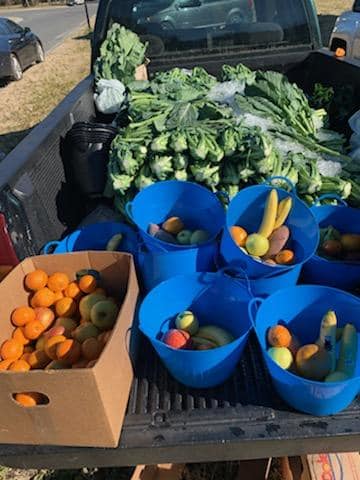Community Provision Rescue baskets of fresh produce